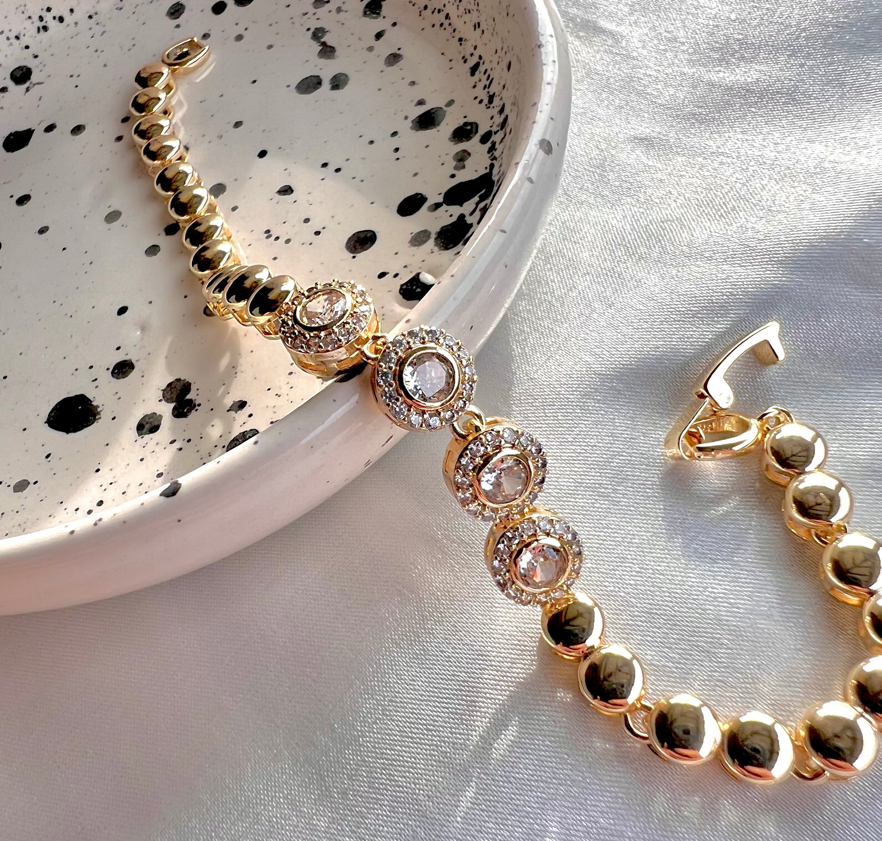 Pulsera Promesa Dorada